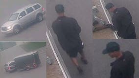 Caught on camera: Man steals utility trailer from Fuel Powersports in West Bend