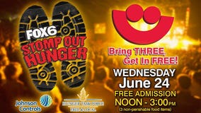 Help "Stomp Out Hunger:" Bring 3, get into Summerfest FREE!