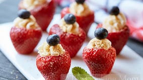 No bake dessert: Check out this recipe for cheesecake stuffed strawberries