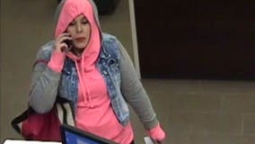 Arrested: Woman suspected of robbing 2 banks while on her phone now in custody