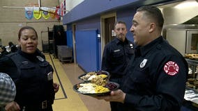 Milwaukee officials team up with Messmer St. Rose to serve Thanksgiving meals