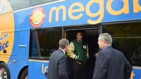 Wisconsin's Megabus is renamed "The Big Cheese" in a "Name the Bus" campaign