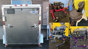 Trailer full of adaptive equipment for children with special needs stolen from Oak Creek