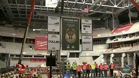 "An incredible feat of teamwork:" Milwaukee Bucks celebrate topping off of new arena