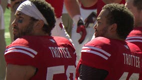 "It's been an amazing experience:" Milwaukee twins in their senior season, playing football for the Badgers