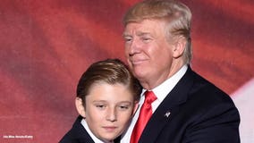 President Trump says he wouldn't steer son Barron toward football