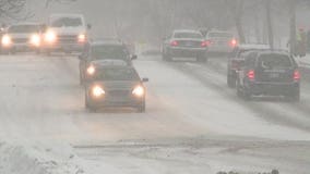 Fresh coat of snow makes for slick Tuesday morning commute