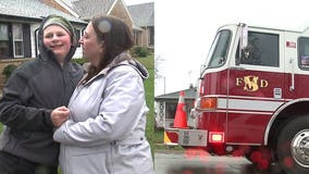 South Milwaukee fire, police departments deliver birthday surprise for teen with autism