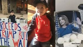 7-year-old hosts hot chocolate stand fundraiser for Pres. Trump's proposed border wall