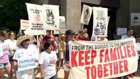 Demonstrators in Waukesha join nation for day of action protesting anti-immigration policies