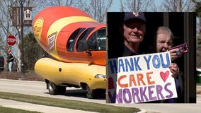 Classic car parade brings joy to residents at Village Pointe Commons in Grafton after COVID-19 outbreak