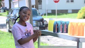 'I like to see everybody happy:' 9-year-old girl's lemonade helps quench thirst and give back to the community