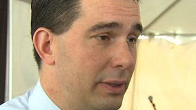 Gov. Scott Walker heckled during speaking event in Tampa