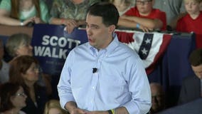 "We're pleased:" Governor Walker reacts to SCOWIS ruling on John Doe probe while on campaign trail