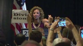 DNC chair booed after announcing resignation, Sanders supporters shout 'Bernie or bust' as convention begins