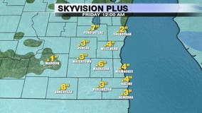 Light snow in the forecast for Thursday afternoon, evening