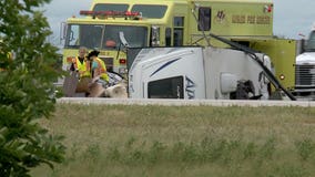 Sheriff: Gust of wind likely caused serious crash involving SUV, camper in Sheboygan County