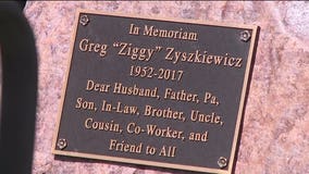 "It's bittersweet:" Memorial dedicated in Greg "Ziggy" Zyszkiewicz's honor