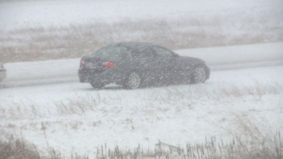'Got to take it slow:' Snow covering ice leads to slick roads, crashes, disabled vehicles