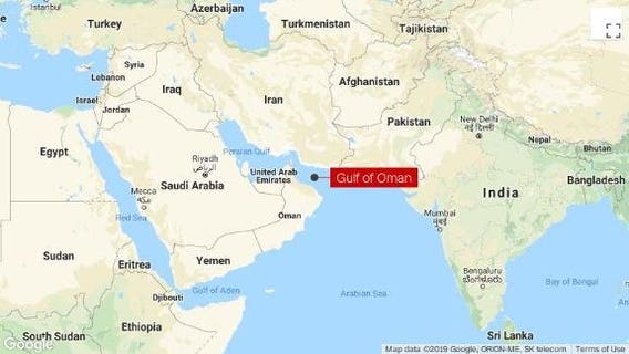 Tankers targeted near Strait of Hormuz amid Iran-US tensions