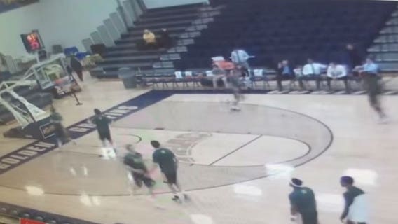 SEE IT: College basketball player jams so hard, shatters backboard
