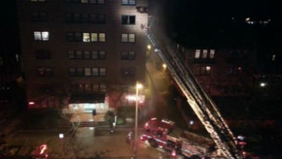 Firefighters battle 2-alarm apartment fire on Milwaukee's east side