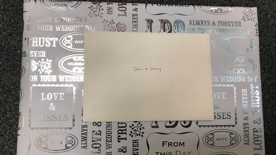 Happy ending: Waukesha police locate owner of found wedding gift