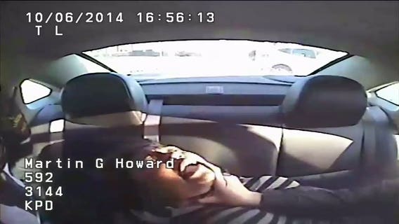 Video shows officer with hands around woman's neck; use of force ruled "justified"