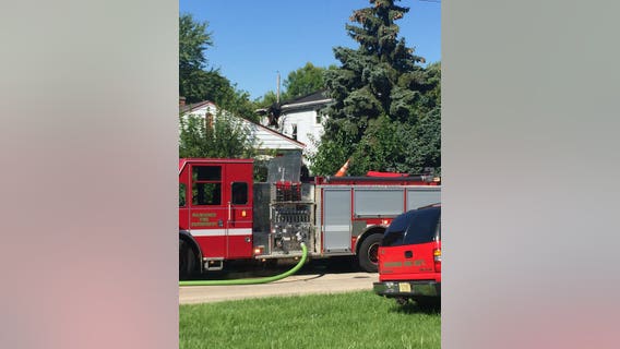 Firefighters battle blaze at 2-story home near 20th & Hampton; no one hurt