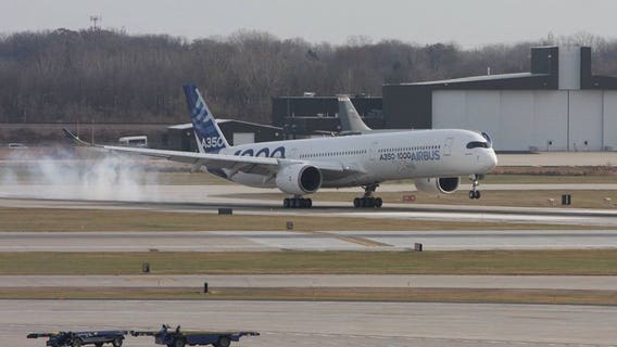 Keep your eyes to the skies: Airbus tests A350-1000 from Mitchell International Airport