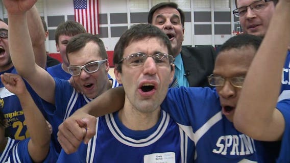 Bucks players, coaches give back, spend time on the court with Special Olympics athletes