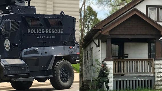 West Allis SWAT Team executes search warrant near 27th and Chambers in Milwaukee