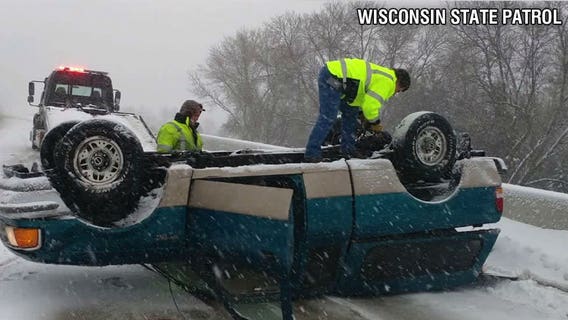 'People are tired:' Another spring winter storm makes for slick roads, a busy night at Jet's Pizza