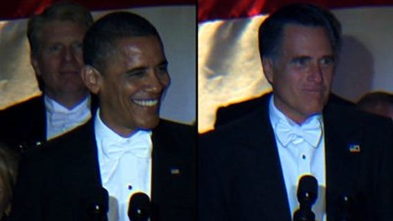 Comedic relief: Obama, Romney bring on the jokes at annual dinner