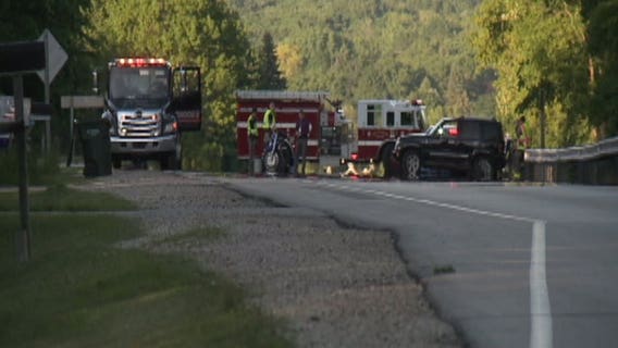 Motorcyclist seriously hurt after crash with SUV on Highway 59 in Waukesha