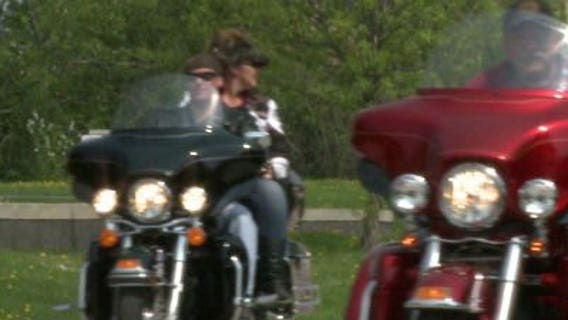 Motorcyclists take part in Support the Troops Ride for 2013