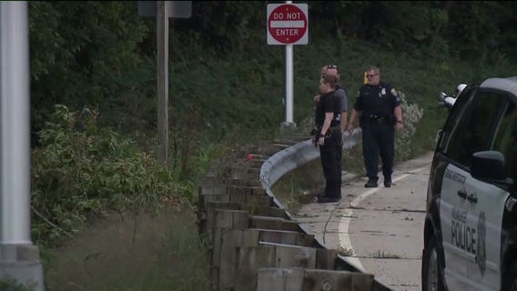 Driver dies after car leaves road at high rate of speed, becomes wedged between stump and tree