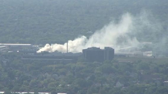 Milwaukee firefighters battle scrap fire near 35th & Townsend