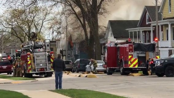 10 displaced by fire believed to have been sparked by child playing with lighter