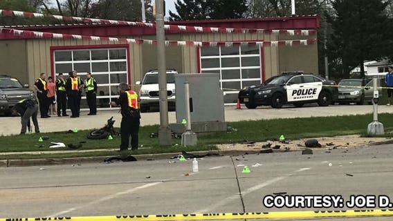 1 killed, 1 suffers life-threatening injuries in Waukesha motorcycle crash