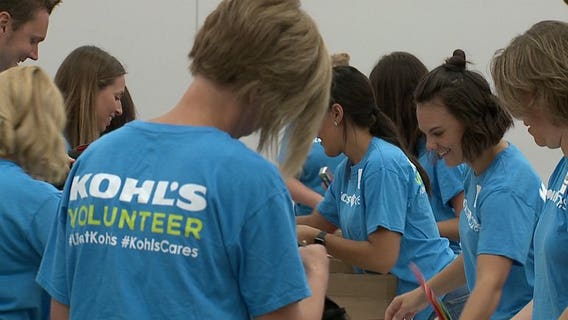 Kohl's volunteers fill backpacks, help MPS get students ready for the school year