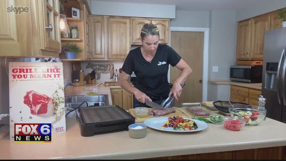 Steak and veggies: See how to make Italian marinated steak with grilled ratatouille