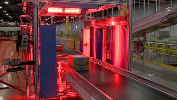 Cyber Monday creates a stir at Amazon's Fulfillment Center; "We've got trucks coming in here every hour"