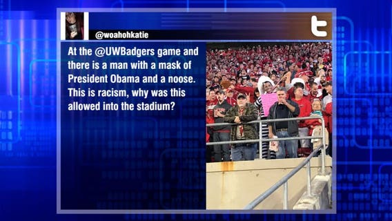 "This is racism:" UW officials ask fan to remove offensive parts of costume during Badgers/Nebraska game