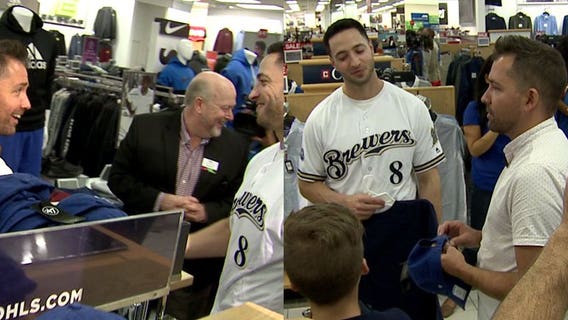 '1st Class Fans:' Ryan Braun surprises Bay View family during shopping spree at Kohl's