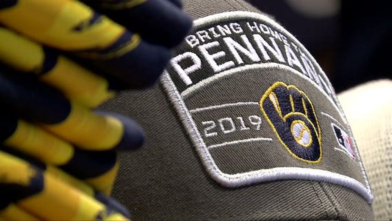 'I believe, brew-lieve:' Brewers backers can't get enough of the team's postseason gear