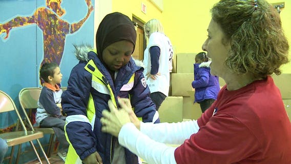 Hundreds of students get new coats thanks to foundation