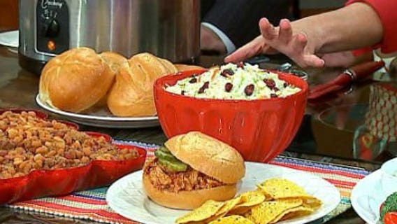 The Cooking Mom prepares quick, easy recipes for summer parties