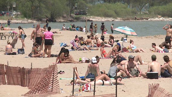 Milwaukee's beaches popular spots on warm Memorial Day: 'Largest number of people we've seen so far'