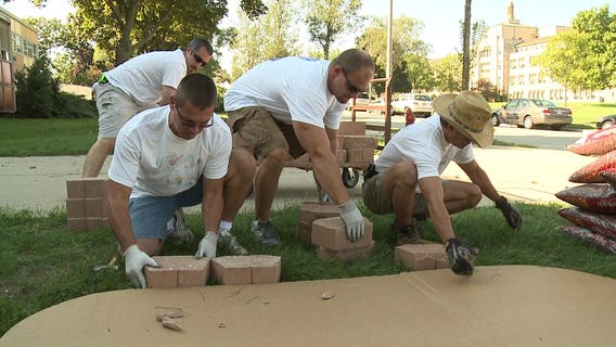 GE employees spruce up schools for Community Service Day